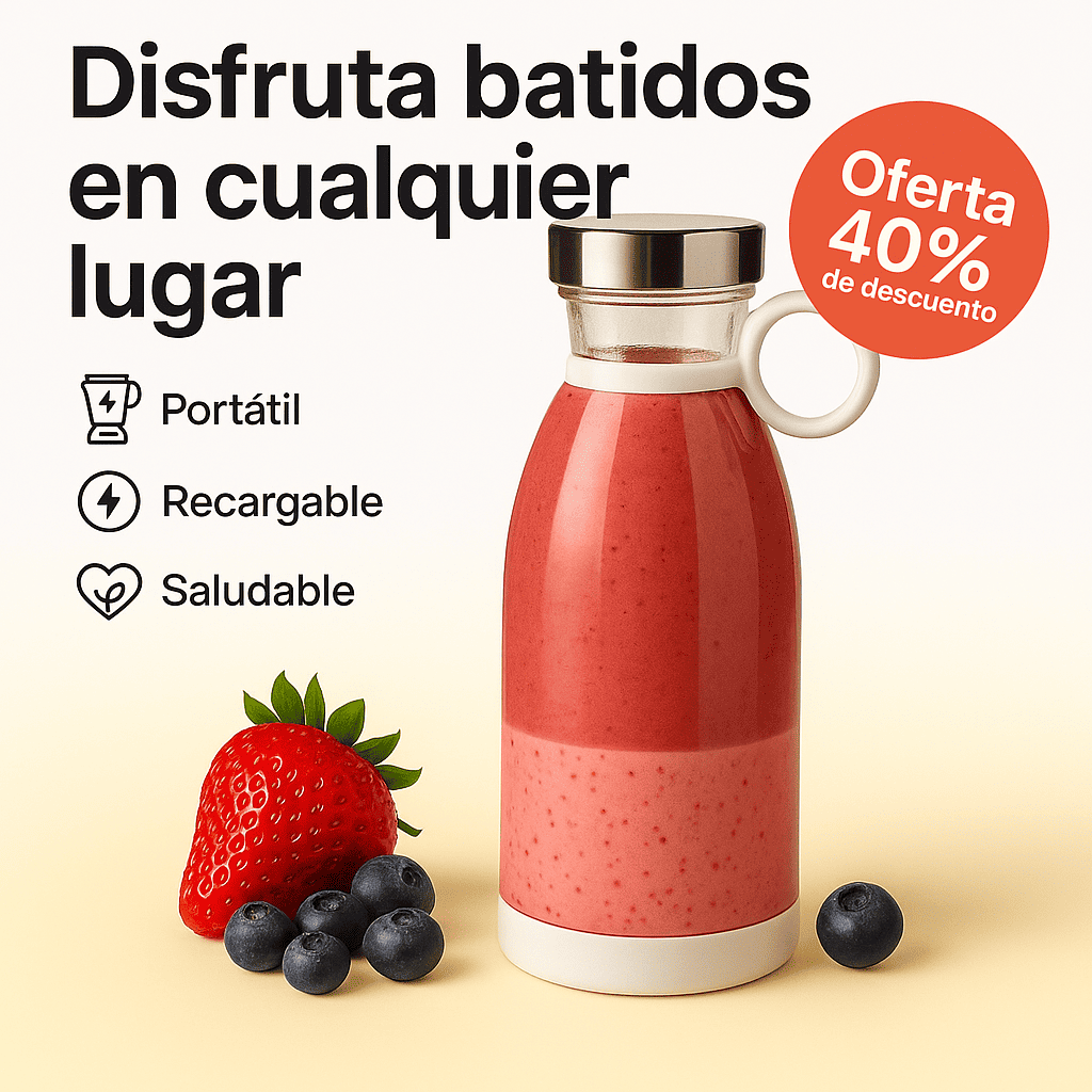 Batidora Portátil SmoothSip®